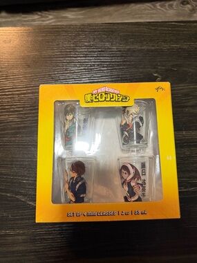 My Hero Academia Set of 4 Mini Glasses - Yellow Box